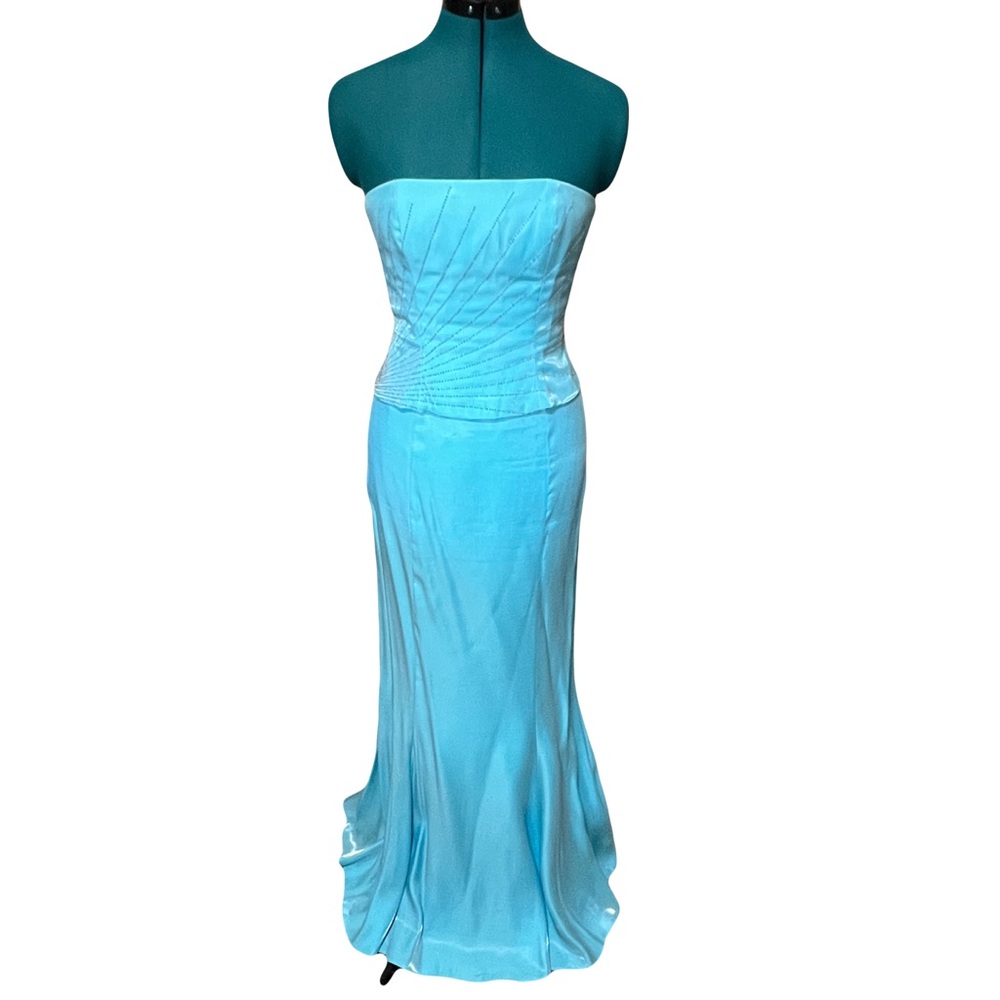 Faviana Strapless Two-Piece Prom Dress